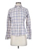 Columbia Checkered-gingham Blue Long Sleeve Button-Down Shirt Size S - photo 1