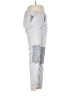 Free People Color Block Silver Active Pants Size 4 - photo 4