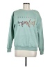 Shein 100% Polyester Teal Sweatshirt Size 6 - photo 1