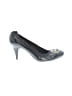 Tory Burch Gray Heels Size 10 1/2 - photo 1