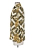 Timing 100% Polyester Print Gold Long Sleeve Blouse Size S - photo 5