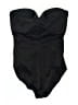 Miraclesuit Solid Black One Piece Swimsuit Size 10 - photo 2