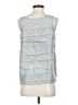 Eileen Fisher 100% Silk Silver Sleeveless Silk Top Size S (petite) - photo 2