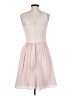 White by Vera Wang 100% Polyester Solid Pink Cocktail Dress Size 4 - photo 2