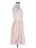 White by Vera Wang 100% Polyester Solid Pink Cocktail Dress Size 4 - photo 4