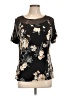 Atelier Black Short Sleeve Blouse Size L - photo 1