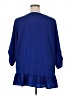 Croft & Barrow 100% Polyester Blue 3/4 Sleeve Blouse Size XL - photo 2