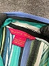 Sunny Leigh 100% Polyester Stripes Teal Short Sleeve Blouse Size S - photo 7