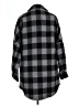 Woolrich Plaid Gray Wool Coat Size L (estimated) - photo 2