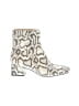 Sam Edelman 100% Leather Animal Print Ivory Ankle Boots Size 7 - photo 1