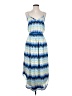 Ramy Brook 100% Polyester Print Blue Casual Dress Size S - photo 1
