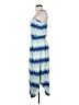 Ramy Brook 100% Polyester Print Blue Casual Dress Size S - photo 5