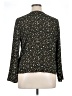 ABound 100% Polyester Animal Print Black 3/4 Sleeve Blouse Size XL - photo 2