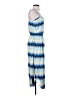 Ramy Brook 100% Polyester Print Blue Casual Dress Size S - photo 4