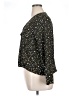 ABound 100% Polyester Animal Print Black 3/4 Sleeve Blouse Size XL - photo 5