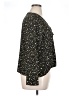 ABound 100% Polyester Animal Print Black 3/4 Sleeve Blouse Size XL - photo 4