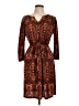 AUW Paisley Brown Casual Dress Size 10 - photo 1