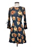 Forever 21 Floral Blue Casual Dress Size S - photo 1