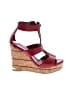 Jimmy Choo Burgundy Red Wedges Size EU 38 - photo 1