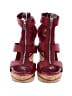 Jimmy Choo Burgundy Red Wedges Size EU 38 - photo 2