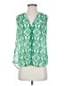 CAbi 100% Polyester Green Sleeveless Blouse Size S - photo 1