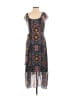 Rebecca Minkoff 100% Polyester Paisley Black Cocktail Dress Size XXS - photo 2