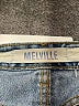 Melville 100% Cotton Hearts Blue Jeans Size 25 waist - photo 7