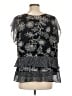 CAbi 100% Polyester Black 3/4 Sleeve Blouse Size L - photo 2