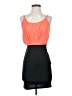 LovPosh 100% Polyester Color Block Orange Cocktail Dress Size S - photo 1
