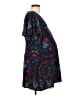 Hatch 100% Viscose Floral Blue Casual Dress Size Lg Maternity (3) - photo 4