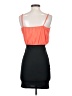 LovPosh 100% Polyester Color Block Orange Cocktail Dress Size S - photo 2