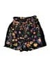 Tibi 100% Polyester Floral Black Shorts Size XXS - photo 1