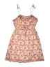 Chaps 100% Cotton Floral Yellow Dress Size 16 - photo 1