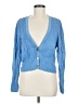 St. John Blue Wool Cardigan Size M - photo 1