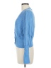 St. John Blue Wool Cardigan Size M - photo 5