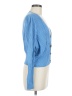 St. John Blue Wool Cardigan Size M - photo 4
