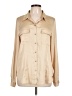 Chaus 100% Polyester Tan Long Sleeve Blouse Size 12 - photo 1