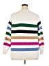 Lane Bryant Stripes White Pullover Sweater Size 18 - 20 Plus - photo 2