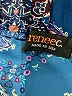 Renee C. 100% Polyester Blue 3/4 Sleeve Blouse Size XS - photo 7