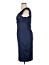 Evan Picone Solid Blue Cocktail Dress Size 14 - photo 5
