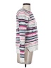 Caslon Print White Pullover Sweater Size S - photo 4
