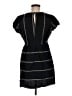 Old Navy Stripes Black Casual Dress Size M - photo 2