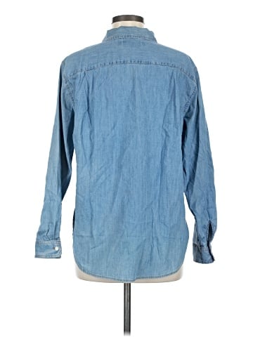 Ann Taylor LOFT Long Sleeve Button-Down Shirt (view 2)