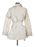 St. John Ivory Trenchcoat Size 6 - photo 2