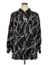 Investments 100% Polyester Black Long Sleeve Blouse Size 2X - photo 1