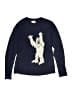Crewcuts Outlet Graphic Blue Pullover Sweater Size 14 - photo 1