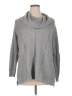 Calvin Klein 100% Acrylic Chevron-herringbone Gray Turtleneck Sweater Size 1X - photo 1