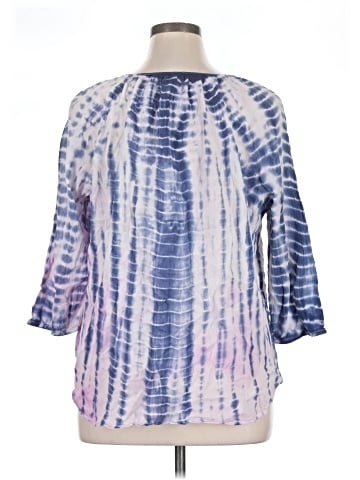 Chaps 3/4 Sleeve Blouse (view 2)