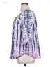 Chaps 100% Cotton Tie-dye Blue 3/4 Sleeve Blouse Size XL - photo 5