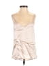 Babaton Metallic Silver Sleeveless Blouse Size XXS - photo 1